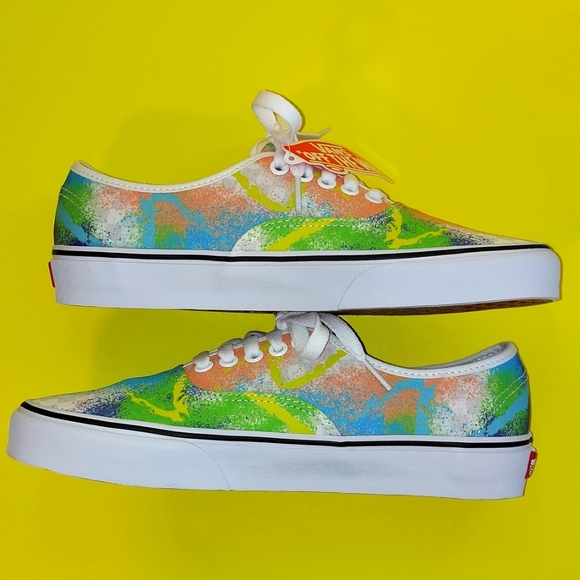 Vans Lace up retro splatter print women's size 9 - Picture 3 of 11
